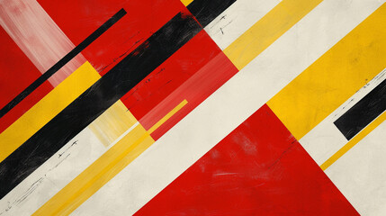 Light red & yellow Suprematism art background