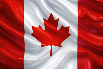 Canadian Flag Wave for canada Day or Independence Day of canada