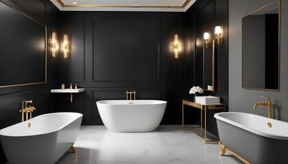 Photo interior modern design room 3d illustration