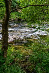 walking the Aberglaslyn Pass in North Wales