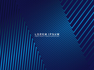 Premium background design with diagonal dark blue stripes pattern. Vector horizontal template for digital luxury business banner, contemporary formal invitation, luxury voucher, certificate, etc.