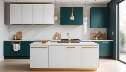 Photo interior modern design room 3d illustration