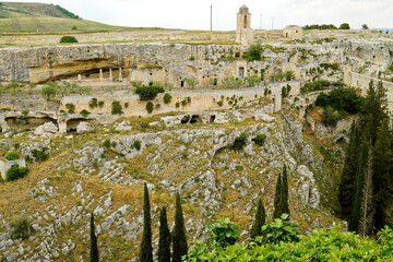 Gravina in Puglia, antica città rupestre. Bari, Puglia,Italia