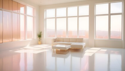 Photo interior modern design room 3d illustration