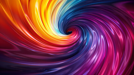Vibrant swirling vortex with vivid colors creating an abstract and dynamic visual effect.