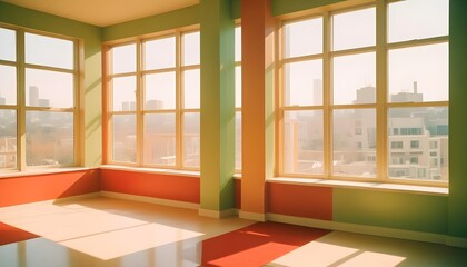 Photo interior modern design room 3d illustration