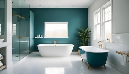 Photo interior modern design room 3d illustration