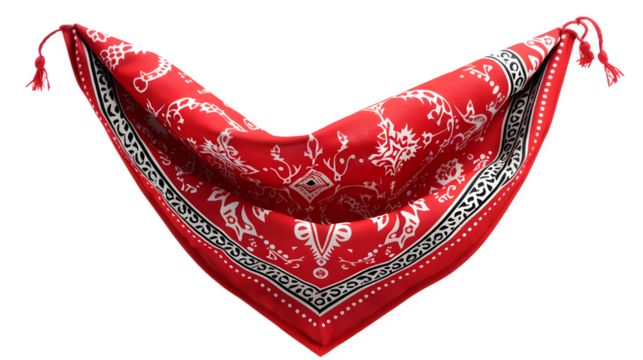 Bandana, PNG file, transparent background, isolated on white