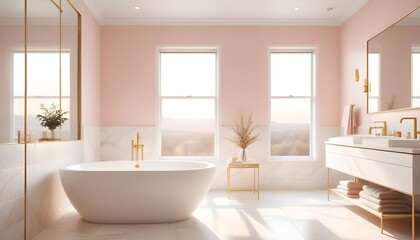 Photo interior modern design room 3d illustration