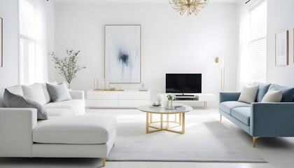 Photo interior modern design room 3d illustration