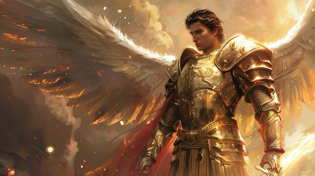 Archangel Michael With Sword Images – Browse 1,372 Stock Photos ...