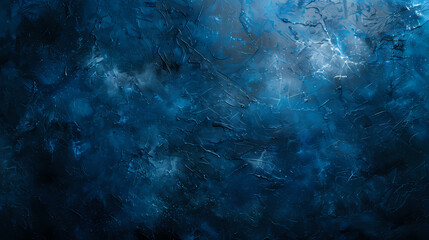 Abstract dark blue texture with intricate patterns and swirling brushstrokes