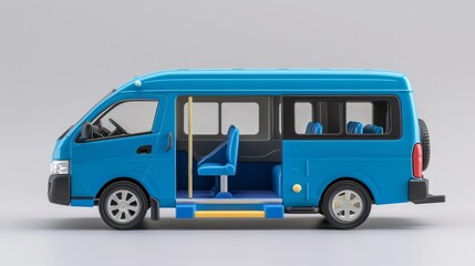 Minibus with Disabled Lift, Vehicle, Disabled Transportation, Accessibility, Handicap Access