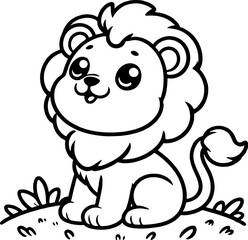 Obraz premium animal, cartoon, vector, illustration, lion, tiger, mammal, wild, head, cat, tattoo, art, logo, drawing, nature, wildlife, silhouette, black, cute, design, dog, funny, fur, symbol, icon