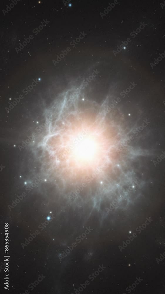Wall mural cosmic background. flight to the galaxy.