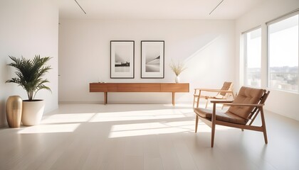 Photo interior modern design room 3d illustration