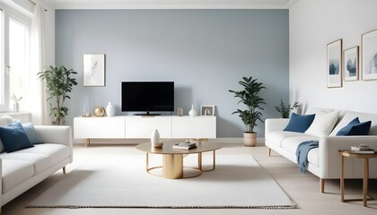 Photo interior modern design room 3d illustration
