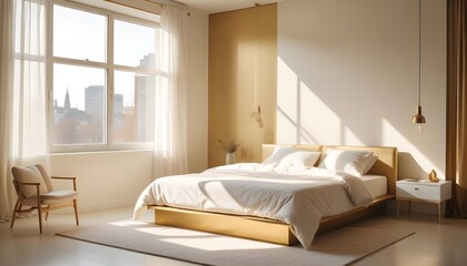 Photo interior modern design room 3d illustration