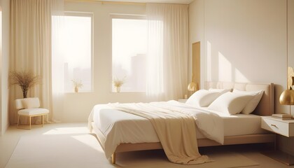 Photo interior modern design room 3d illustration