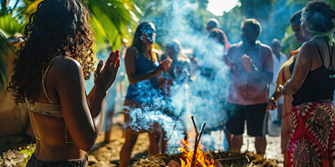 Candombl&eacute; Rituals: Spiritual Ceremonies Honoring Ancestral Traditions in Brazil