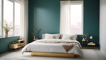 Photo interior modern design room 3d illustration