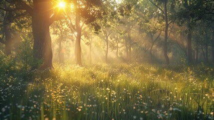 AI Generative: Day of Summer Solstice/Equinox Concept

