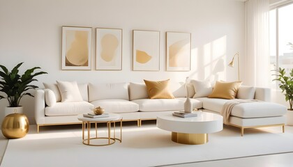 Photo interior modern design room 3d illustration