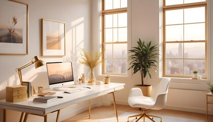 Photo interior modern design room 3d illustration