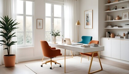 Photo interior modern design room 3d illustration
