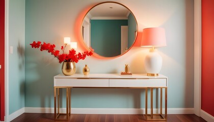 Photo interior modern design room 3d illustration