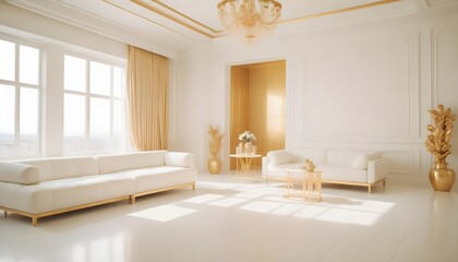 Photo interior modern design room 3d illustration