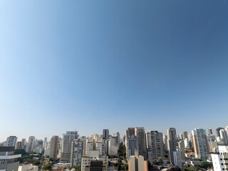 Imagens aéreas da região do Sumaré, zona oeste de São Paulo