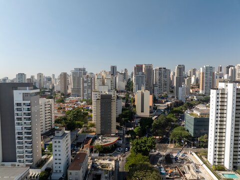 Imagens a&eacute;reas da regi&atilde;o do Sumar&eacute;, zona oeste de S&atilde;o Paulo