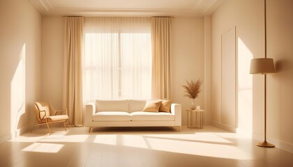 Photo interior modern design room 3d illustration