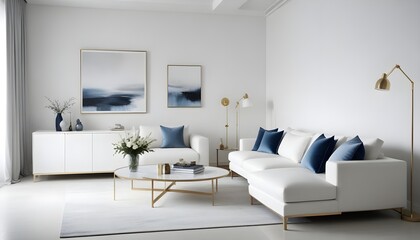 Photo interior modern design room 3d illustration