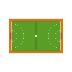 Sports field end equipment. Sports stadium or arena and ground vector