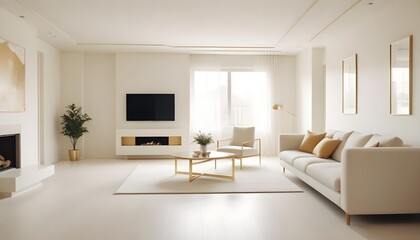 Photo interior modern design room 3d illustration