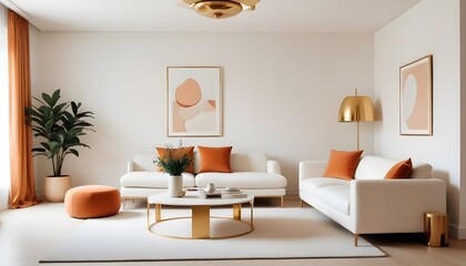 Photo interior modern design room 3d illustration