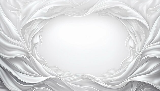 white blank copy space with frame silk