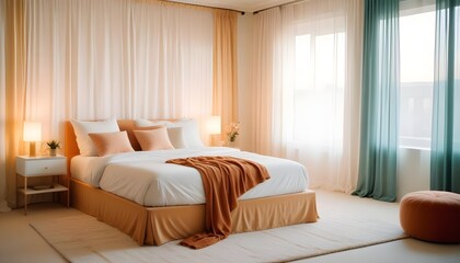 Photo interior modern design room 3d illustration