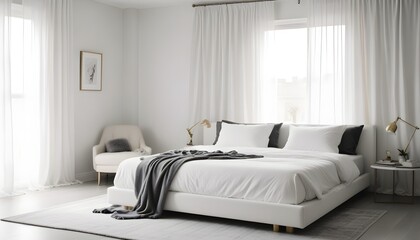 Photo interior modern design room 3d illustration