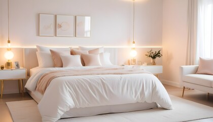 Photo interior modern design room 3d illustration