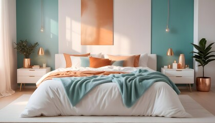 Photo interior modern design room 3d illustration
