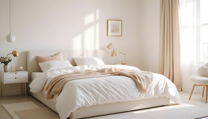 Photo interior modern design room 3d illustration