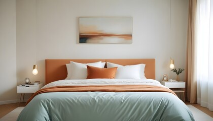 Photo interior modern design room 3d illustration