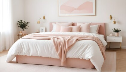 Photo interior modern design room 3d illustration