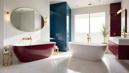 Photo interior modern design room 3d illustration