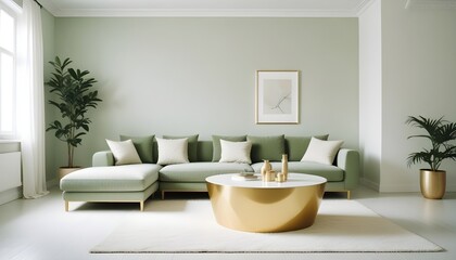 Photo interior modern design room 3d illustration
