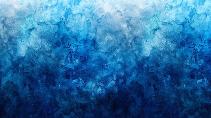 Obraz premium Blue Light Watercolor Ink Abstract Background Texture