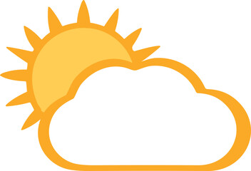 sun and cloud